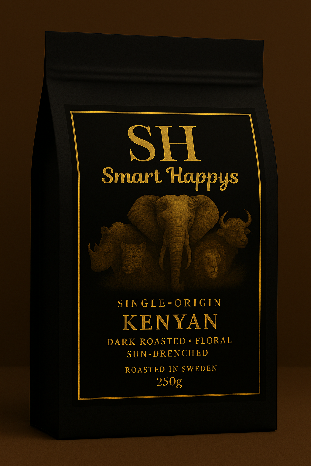 Smarthappys Dark Roast Coffee 100% Arabica- Single Origin